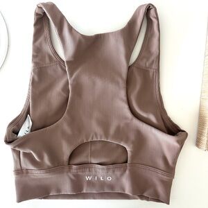 WILO Women's Tan Sports Bra